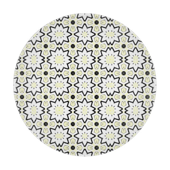 Volume one's kaleidoscope art one cutting board (Front)