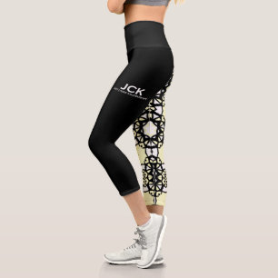 Volume one's kaleidoscope art ten capri leggings