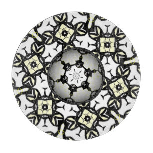 Volume one's kaleidoscope art ten cutting board