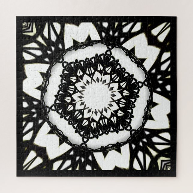 Volume one's kaleidoscope art three jigsaw puzzle (Vertical)