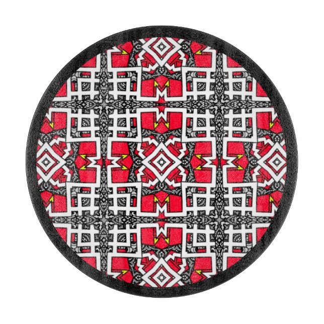 Volume sixteen's kaleidoscope art fifteen cutting board (Front)