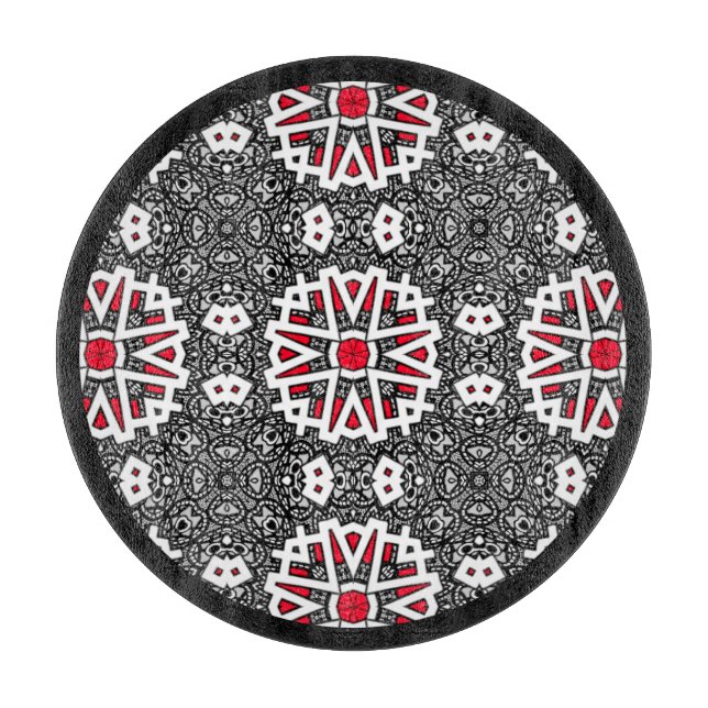 Volume sixteen's kaleidoscope art nine cutting board (Front)