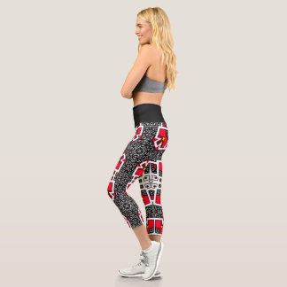 Volume sixteen's kaleidoscope art sixteen capri leggings