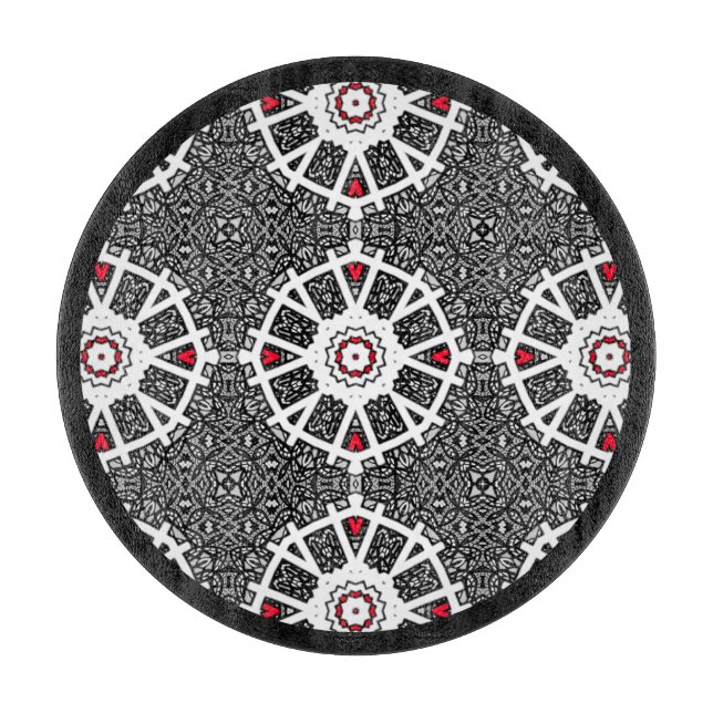 Volume sixteen's kaleidoscope art thirteen cutting board (Front)