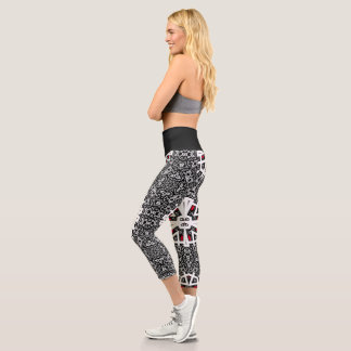 Volume sixteen's kaleidoscope art twenty capri leggings