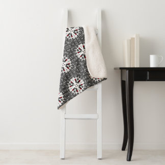 Volume sixteen's kaleidoscope art twenty M Sherpa Blanket