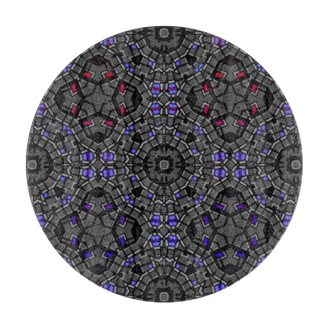 Volume thirteen's kaleidoscope art eight cutting board (Front)