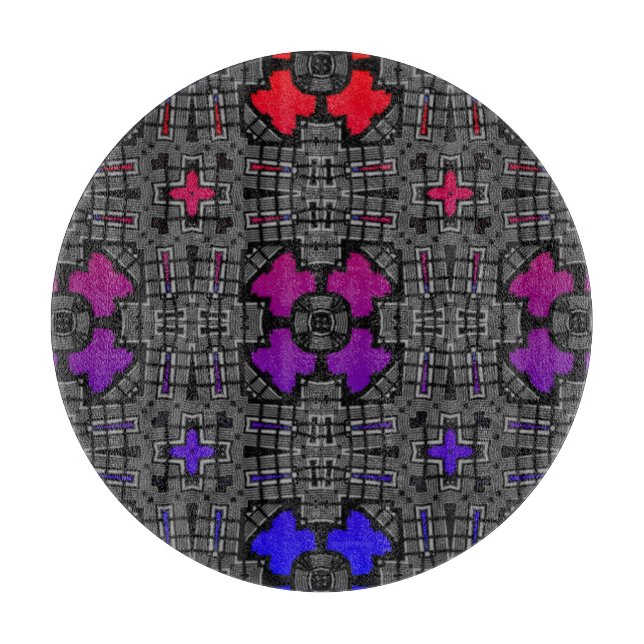 Volume thirteen's kaleidoscope art one cutting board (Front)