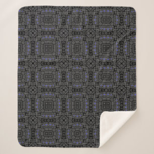 Volume thirteen's kaleidoscope art ten sherpa blanket