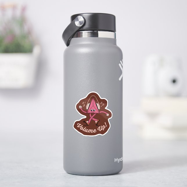 Volume Up Retro Character Sticker (HydroFlask)