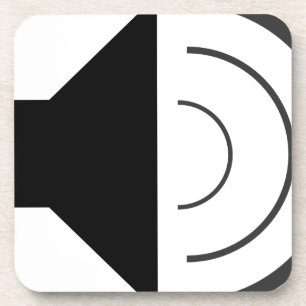 Volume up Speaker Coaster