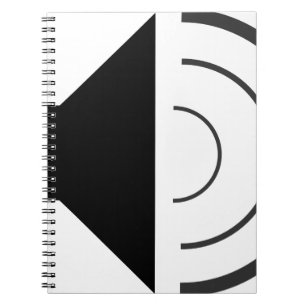 Volume up Speaker Notebook