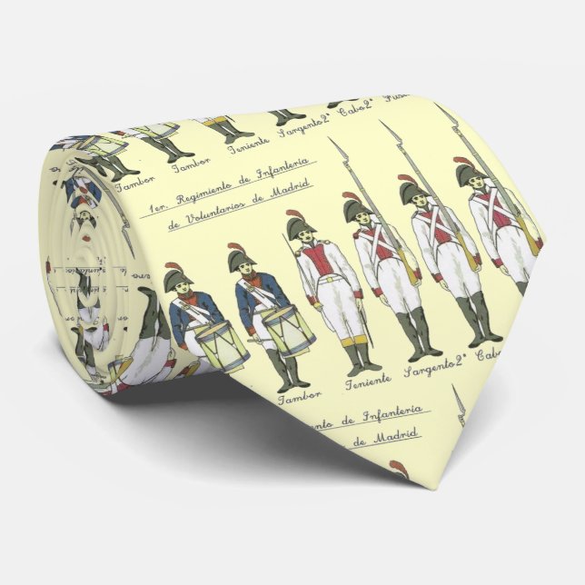 VOLUNTARIOS DE MADRID TIE (Rolled)