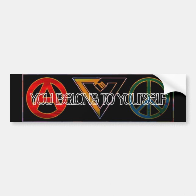 Voluntarism Bumper Sticker (Front)