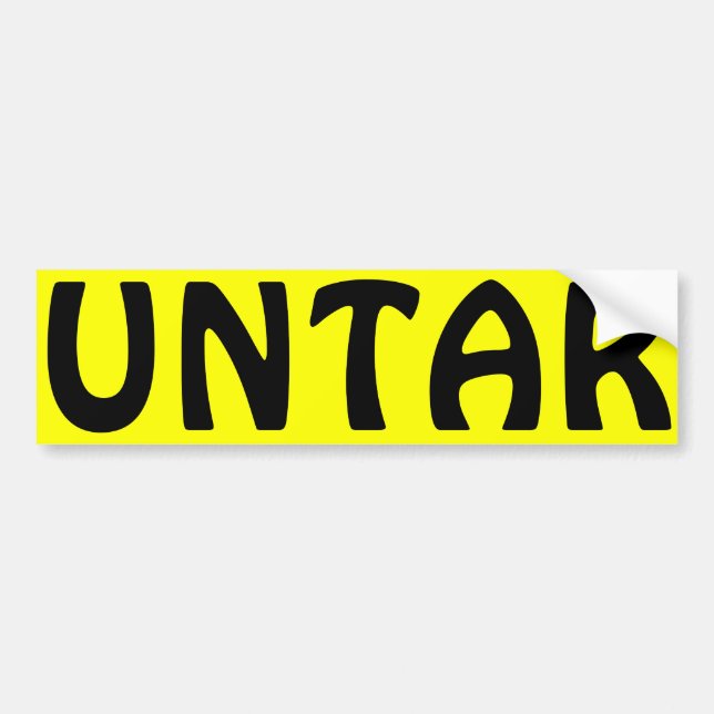 Voluntarism Bumper Sticker (Front)