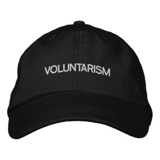 Voluntarism Embroidered Hat