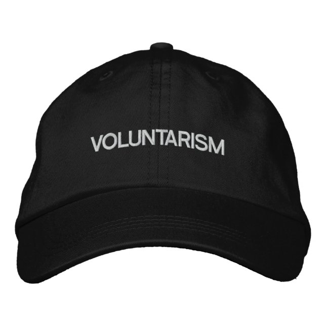 Voluntarism Embroidered Hat (Front)