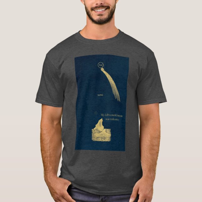 Voluntary Rock Bottom Design vintage T-Shirt (Front)