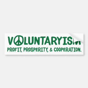 Voluntaryism Bumper Sticker