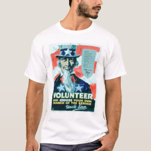 Volunteer and Choose your Branch (US02082) T-Shirt