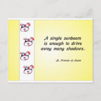 Volunteer Appreciation Dog Face and Sunbeam Quote