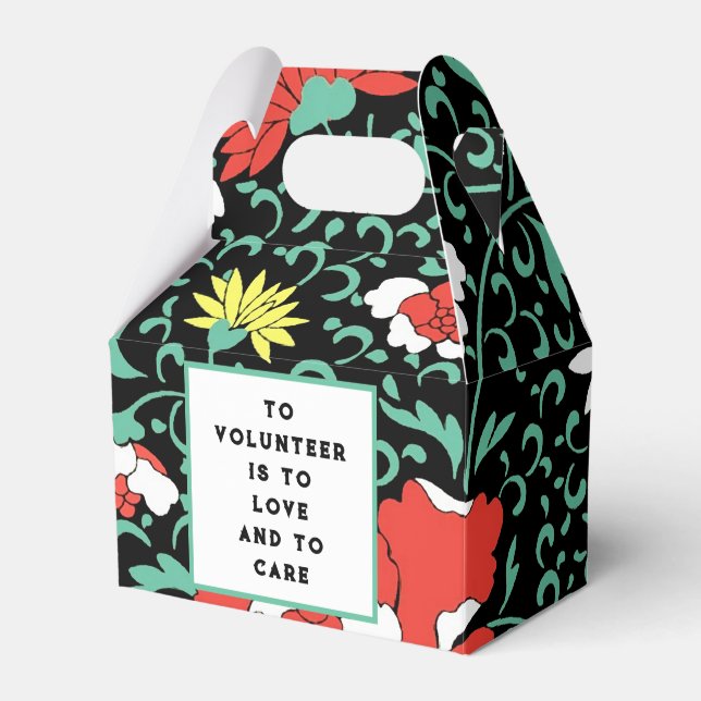 Volunteer Appreciation Favour Box (Front Side)