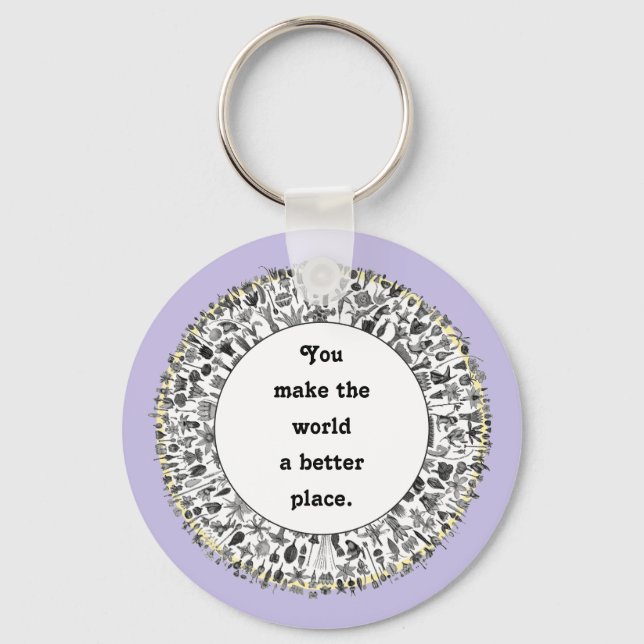 Volunteer Appreciation Gifts Key Ring (Front)