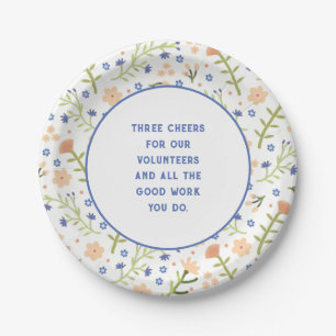 Volunteer Appreciation Paper Plate