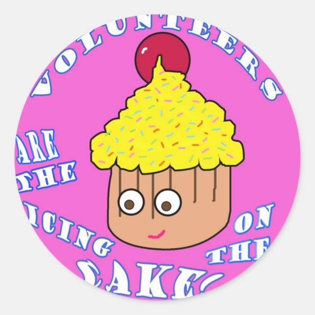 VOLUNTEER APPRECIATION Sticker (Front)