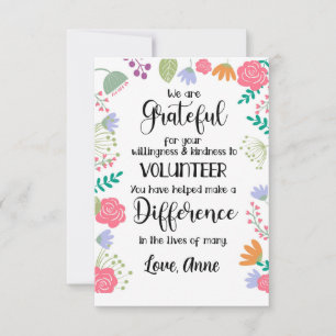 volunteer appreciation week card