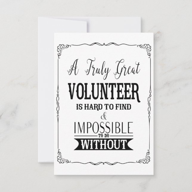 volunteer appreciation week card (Front)