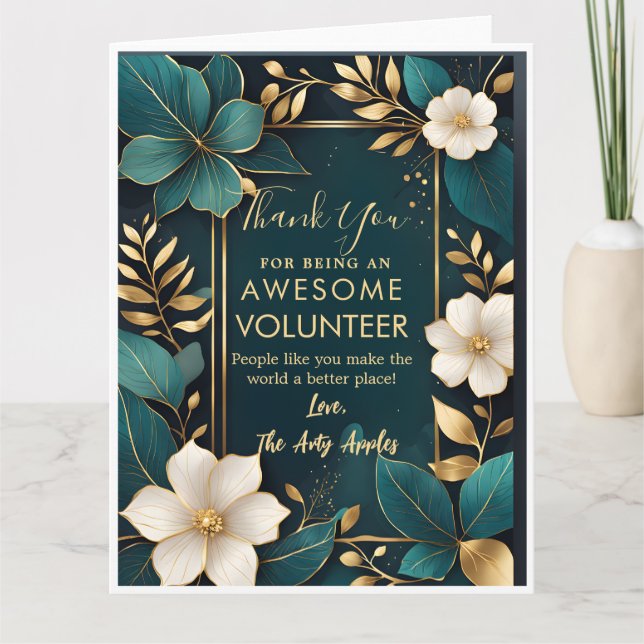 volunteer appreciation week  card (Front)