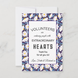 volunteer appreciation week pattern card
