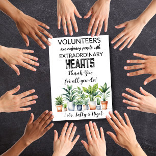 volunteer appreciation week postcard