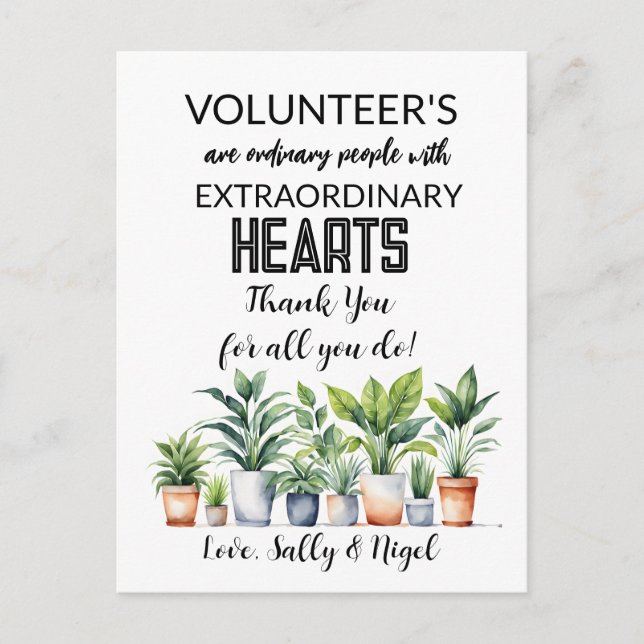 volunteer appreciation week postcard (Front)
