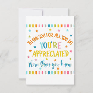 volunteer appreciation week thank you card