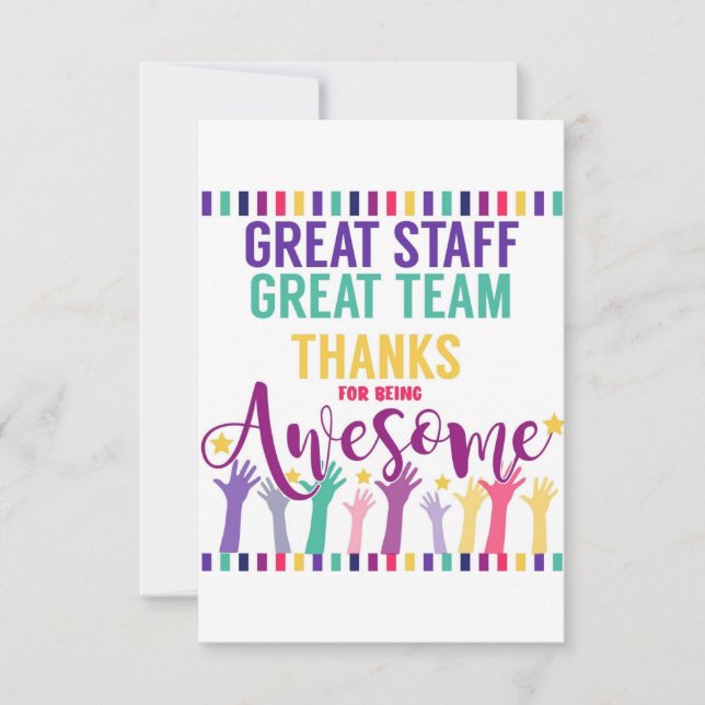 volunteer appreciation week thank you card (Front)