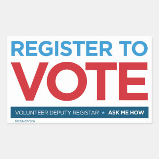 Volunteer Deputy Registrar Sticker