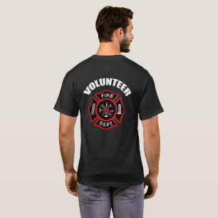 Volunteer Firefighter Badge T-Shirt