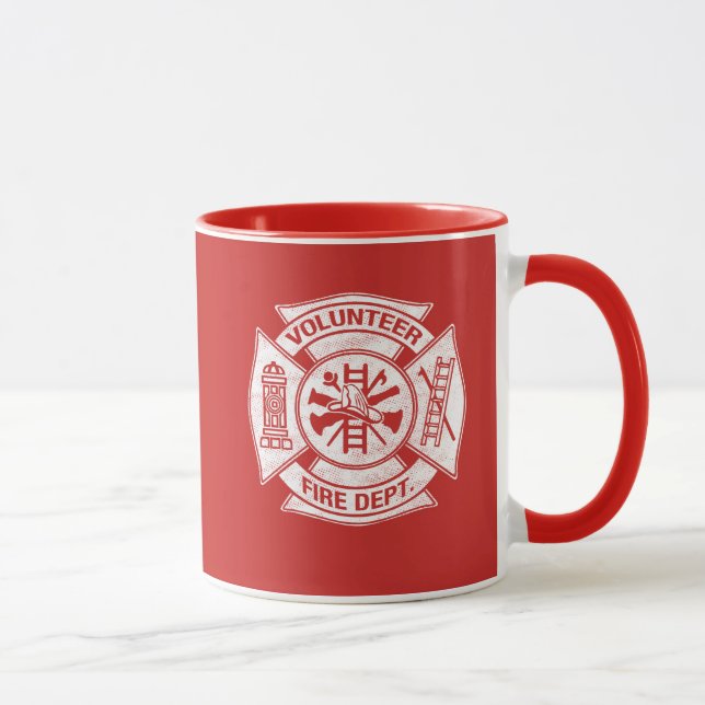 Volunteer Firefighter Coffee Mug (Right)