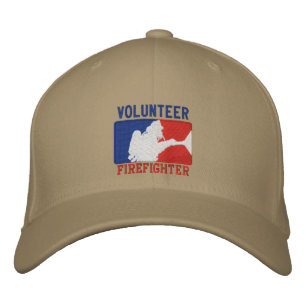 Volunteer Firefighter Custom Embroidery Embroidered Hat