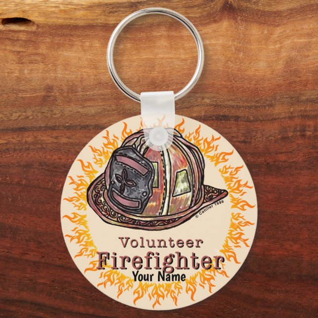 Volunteer Firefighter keychains (Front)