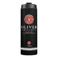 Volunteer Firefighter | Maltese Cross Symbol Black