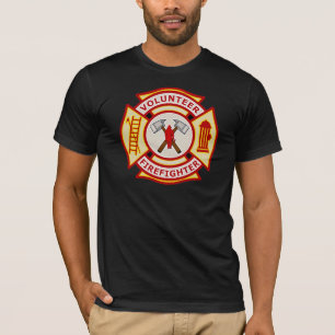 Volunteer Firefighter Maltese Cross T-Shirt