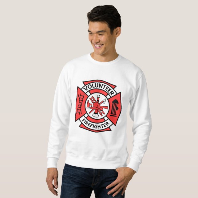 Volunteer Firefighter Sweatshirt (Front Full)