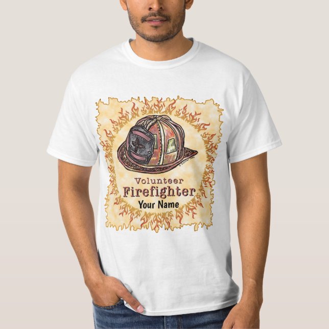 Volunteer Firefighter t-shirt (Front)