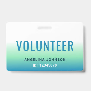 Volunteer ID Badge