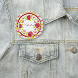 Volunteer Magnetic Name Badge