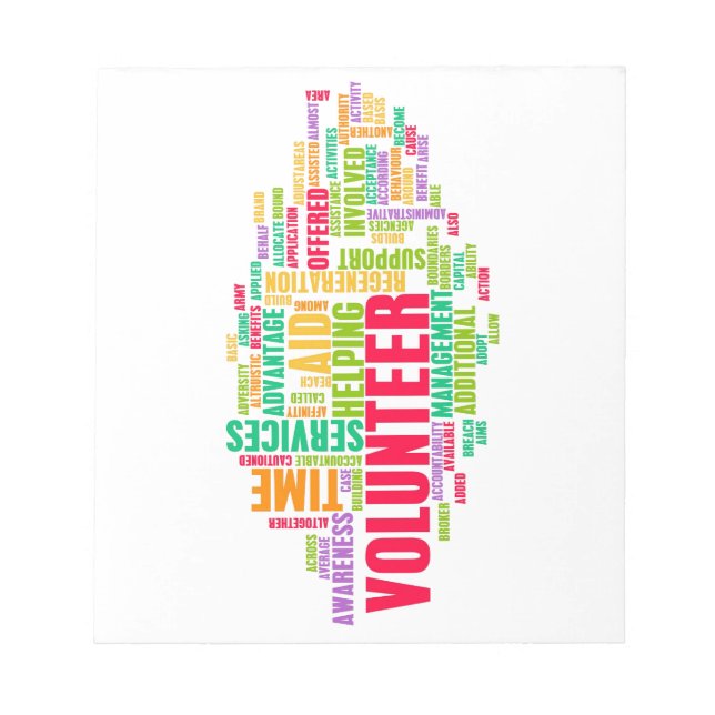 Volunteer Notepad (Front)