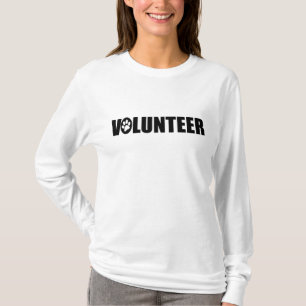 Volunteer (paw print) Sweatshirt T-Shirt
